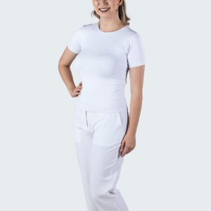 Calça Feminina Médica Uniforme | Branco