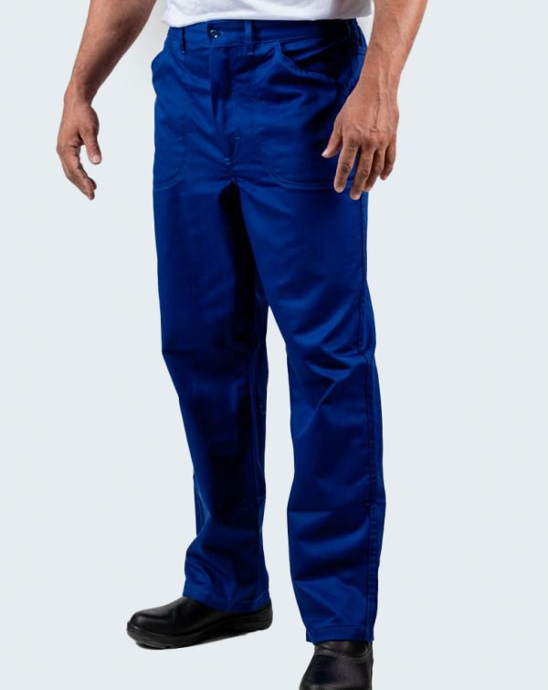Calça Masculina Brim e Sarj 3x1 Uniforme | Azul Royal