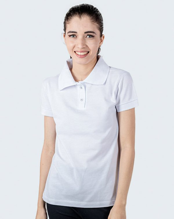 Camisa Pólo Feminina Uniforme | Branco