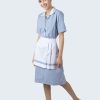 Vestido Gola Tradicional Uniforme | Xadrez Marinho-15539